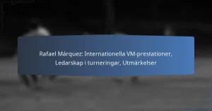 Rafael Márquez: Internationella VM-prestationer, Ledarskap i turneringar, Utmärkelser